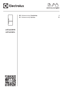 Bruksanvisning Electrolux LNT3LE3W1R Kyl-frys