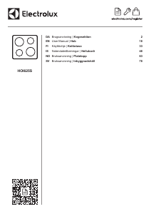 Käyttöohje Electrolux HOI625S Keittotaso