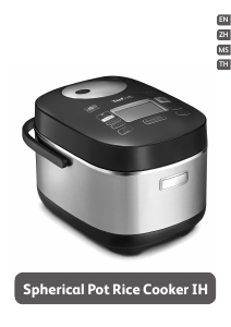 Bruksanvisning Tefal RK805565 Induction Riskokare