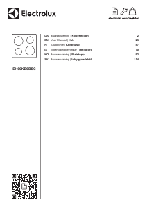 Brugsanvisning Electrolux EH60KB6BSC Kogesektion