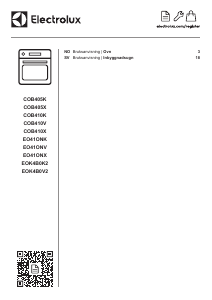 Bruksanvisning Electrolux COB405X Ugn