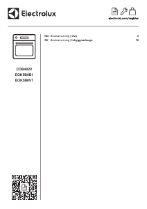Bruksanvisning Electrolux EOK5B0B1 Ugn
