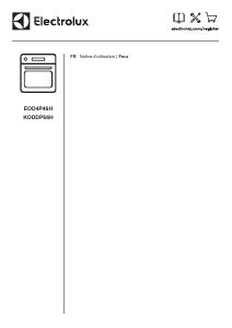 Mode d’emploi Electrolux EOD4P46H Four