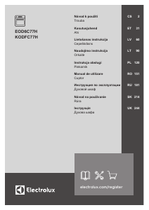 Instrukcja Electrolux KODFC77H Piekarnik