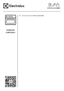Manuale Electrolux KVMDE46H Forno