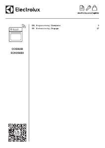 Brugsanvisning Electrolux COS960B Ovn