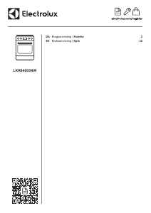 Brugsanvisning Electrolux LKR64003NW Komfur