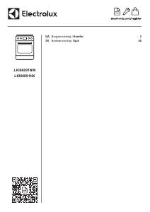 Brugsanvisning Electrolux LKI66891NX Komfur