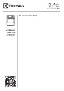 Manual Electrolux LKK664220K Aragaz