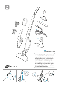 Bruksanvisning Electrolux EERC75DB Dammsugare
