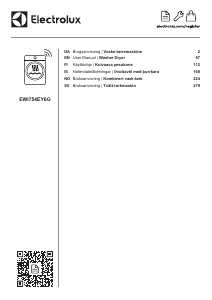 Bruksanvisning Electrolux EWI754EY6G Kombinerad tvätt-tork