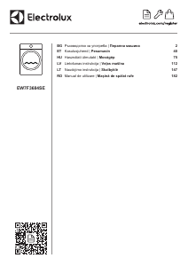 Használati útmutató Electrolux EW7F3684SE Mosógép