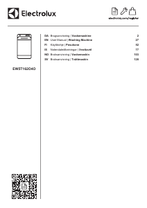 Brugsanvisning Electrolux EW5T162O4O Vaskemaskine