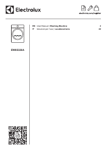 Bruksanvisning Electrolux EW6S326A Tvättmaskin