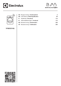 Brugsanvisning Electrolux YFI8D53Y4Q Vaskemaskine