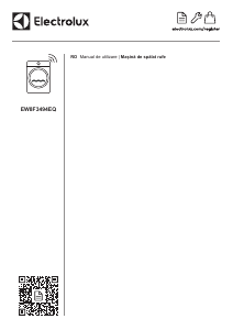 Manual Electrolux EW8F3494EQ Mașină de spălat