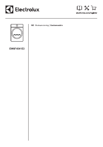 Bruksanvisning Electrolux EW6F4541E3 Vaskemaskin