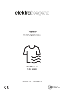 Bedienungsanleitung Elektra Bregenz TKFHX 84310 Trockner