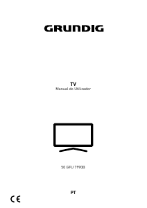 Manual Grundig 50 GFU 7990B Televisor LED