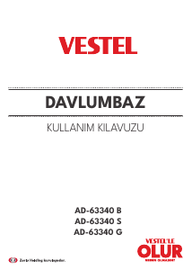 Kullanım kılavuzu Vestel AD-63340 B Davlumbaz