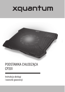 Instrukcja XQUANTUM CP201 Skuteczne chłodzenie laptopa
