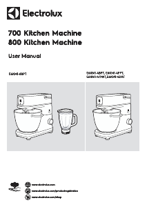 Hướng dẫn sử dụng Electrolux E6KM1-4BPT Máy trộn đứng