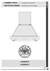 Handleiding Bertazzoni K36HERTX Afzuigkap