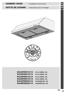 Mode d’emploi Bertazzoni KU30PRO1X/14 Hotte aspirante