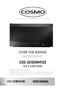 Bruksanvisning Cosmo COS-3016ORM1SS Mikrovågsugn