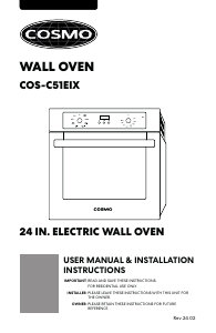 Handleiding Cosmo COS-C51EIX Oven