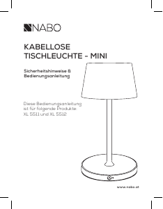Bedienungsanleitung NABO XL 5511 Leuchte