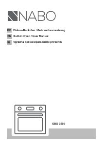 Bruksanvisning NABO EBO 7595 Ugn