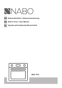Handleiding NABO EBO 7575 Oven
