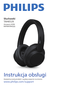 Instrukcja Philips TAH6529BK Słuchawki