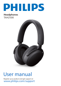 Handleiding Philips TAH2500BG Koptelefoon