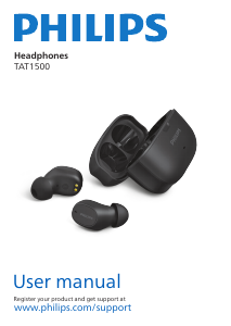 Bruksanvisning Philips TAT1500BK Hörlurar