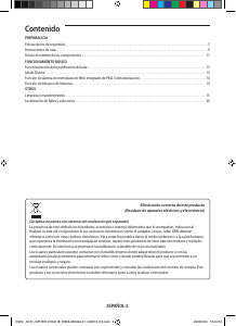 Manual de uso Samsung AX40T3020WU/ZS Purificador de aire