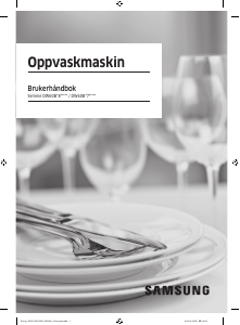 Bruksanvisning Samsung DW60BB890UAPET Oppvaskmaskin