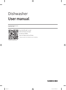 Manual de uso Samsung DW90F89P0USRAA Lavavajillas