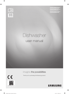 كتيب سامسونج DW60M6050FS/GU غسالة صحون