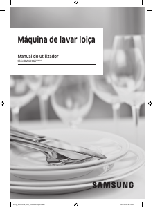 Manual Samsung DW60CG550B00EU Máquina de lavar louça