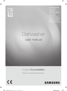 Bruksanvisning Samsung DW142W Diskmaskin