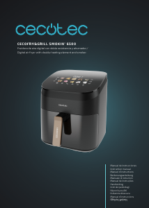 Εγχειρίδιο Cecotec Cecofry&Grill Smokin 6500 Plus Φριτέζα