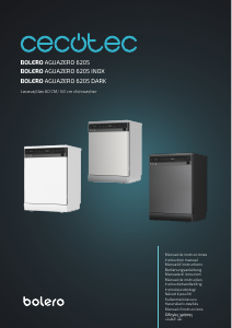 Manual Cecotec Bolero Aguazero 6205 Máquina de lavar louça