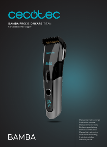 Bruksanvisning Cecotec PrecisionCare Titan Hårklippare