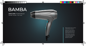 Bruksanvisning Cecotec IoniCare Power&Go Black Hårtork