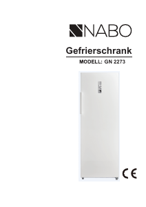 Bedienungsanleitung NABO GN 2273 Gefrierschrank