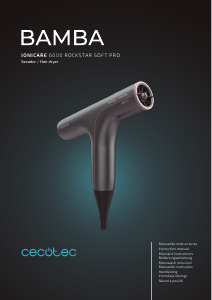 Bruksanvisning Cecotec IoniCare 6000 Rockstar Soft Pr Hårtork