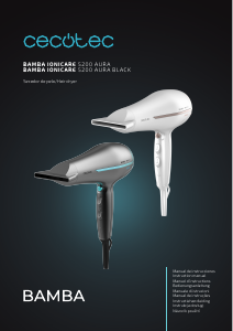 Manuale Cecotec IoniCare 5200 Aura Asciugacapelli