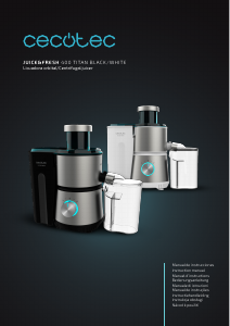 Bruksanvisning Cecotec Juice&Fresh 400 Titan Juicepress